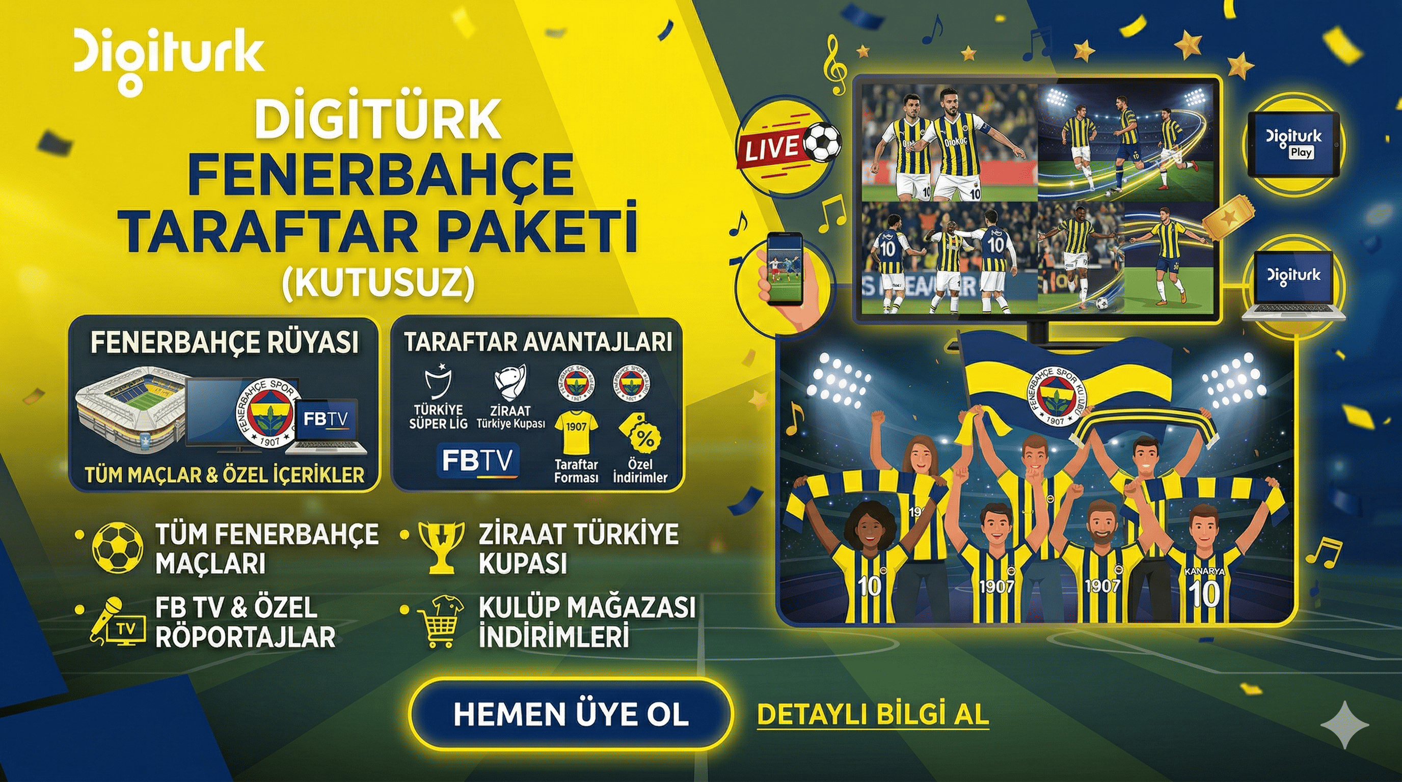 Fenerbahçe Taraftar Paketi (Kutusuz)